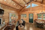 Unwind in this luxury cedar log cabin